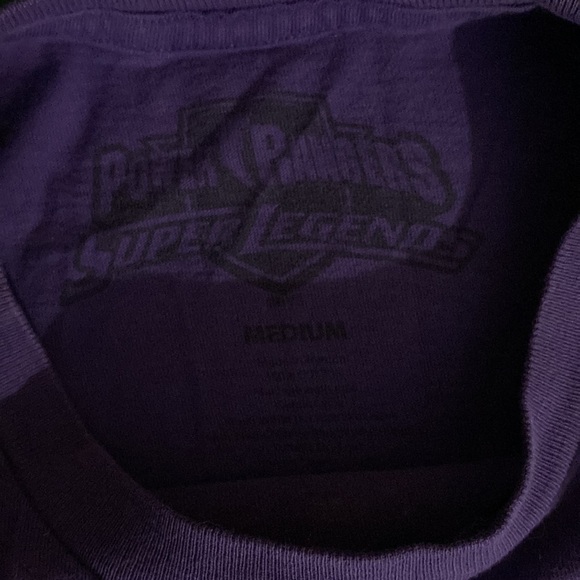 Vintage Power Rangers Purple Unisex Sz M - Picture 3 of 4